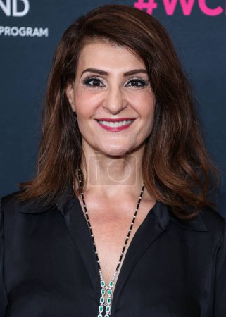 Photo for Canadian actress, director, producer and screenwriter Nia Vardalos arrives at The Women's Cancer Research Fund's An Unforgettable Evening Benefit Gala 2023 held at the Beverly Wilshire, A Four Seasons Hotel on March 16, 2023 in Beverly Hills, LA, USA - Royalty Free Image