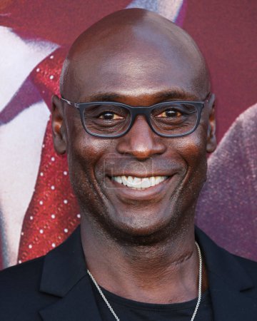 Photo for Lance Reddick Dead At 60 on March 17, 2023. American actor Lance Reddick arrives at the Los Angeles Premiere Of Lionsgate's 'Angel Has Fallen' held at the Regency Village Theatre on August 20, 2019 in Westwood, Los Angeles, USA - Royalty Free Image