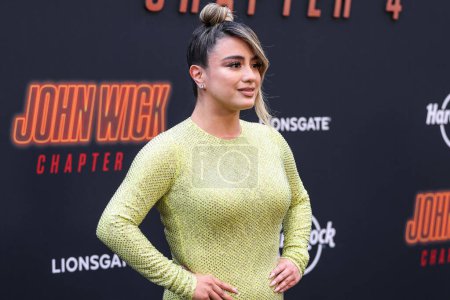 Photo for American singer Ally Brooke arrives at the Los Angeles Premiere Of Lionsgate's 'John Wick: Chapter 4' held at the TCL Chinese Theatre IMAX on March 20, 2023 in Hollywood, Los Angeles, California, United States. - Royalty Free Image