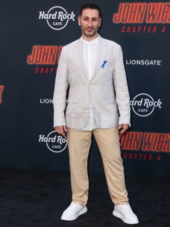 Photo for Actor George Georgiou arrives at the Los Angeles Premiere Of Lionsgate's 'John Wick: Chapter 4' held at the TCL Chinese Theatre IMAX on March 20, 2023 in Hollywood, Los Angeles, California, United States. - Royalty Free Image