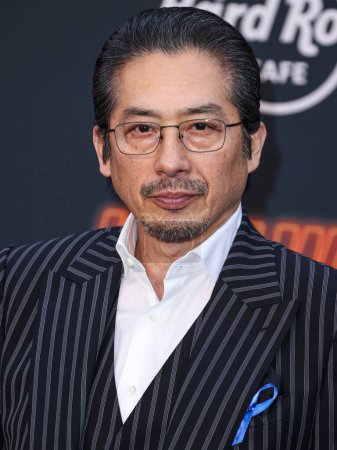 Photo for Japanese actor and martial artist Hiroyuki Sanada arrives at the Los Angeles Premiere Of Lionsgate's 'John Wick: Chapter 4' held at the TCL Chinese Theatre IMAX on March 20, 2023 in Hollywood, Los Angeles, California, United States. - Royalty Free Image