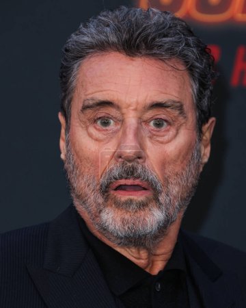 Photo for English actor, producer and director Ian McShane arrives at the Los Angeles Premiere Of Lionsgate's 'John Wick: Chapter 4' held at the TCL Chinese Theatre IMAX on March 20, 2023 in Hollywood, Los Angeles, California, United States. - Royalty Free Image