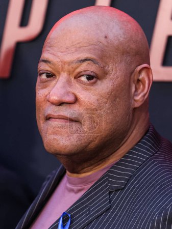Photo for American actor and producer Laurence Fishburne arrives at the Los Angeles Premiere Of Lionsgate's 'John Wick: Chapter 4' held at the TCL Chinese Theatre IMAX on March 20, 2023 in Hollywood, Los Angeles, California, United States. - Royalty Free Image
