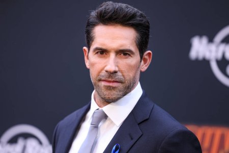 Photo for British actor, film producer and martial artist Scott Adkins arrives at the Los Angeles Premiere Of Lionsgate's 'John Wick: Chapter 4' held at the TCL Chinese Theatre IMAX on March 20, 2023 in Hollywood, Los Angeles, California, United States. - Royalty Free Image