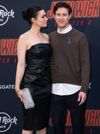 Photo for Sophie Simmons and James Henderson arrive at the Los Angeles Premiere Of Lionsgate's 'John Wick: Chapter 4' held at the TCL Chinese Theatre IMAX on March 20, 2023 in Hollywood, Los Angeles, California, United States. - Royalty Free Image