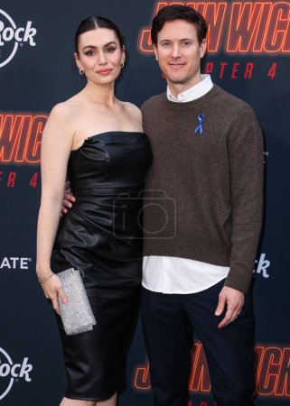 Photo for Sophie Simmons and James Henderson arrive at the Los Angeles Premiere Of Lionsgate's 'John Wick: Chapter 4' held at the TCL Chinese Theatre IMAX on March 20, 2023 in Hollywood, Los Angeles, California, United States. - Royalty Free Image