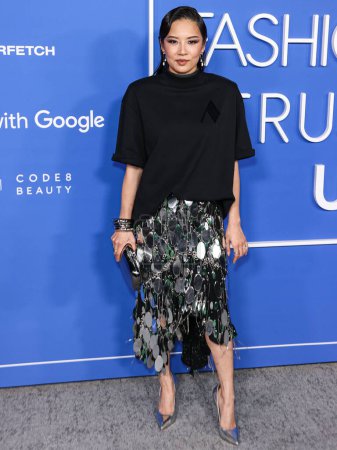 Photo for Christine Ko arrives at the Fashion Trust U.S. Awards 2023 held at Goya Studios on March 21, 2023 in Hollywood, Los Angeles, California, United States. - Royalty Free Image