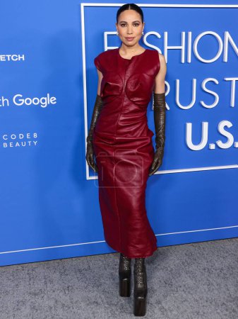 Foto de Jurnee Smollett llega al Fashion Trust U.S. Premios 2023 celebrados en Goya Studios el 21 de marzo de 2023 en Hollywood, Los Ángeles, California, Estados Unidos. - Imagen libre de derechos