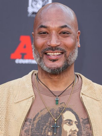 Photo for Ed O'Bannon arrives at the World Premiere Of Amazon Studios' And Skydance Media's 'Air' held at the Regency Village Theatre on March 27, 2023 in Westwood, Los Angeles, California, United States. - Royalty Free Image