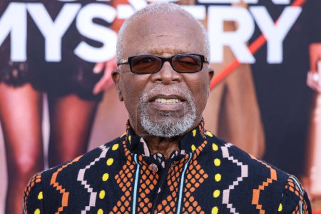 Photo for Dr. John Kani arrives at the Los Angeles Premiere Of Netflix's 'Murder Mystery 2' held at the Regency Village Theatre on March 28, 2023 in Westwood, Los Angeles, California, United States - Royalty Free Image
