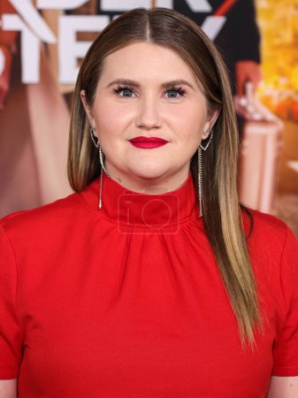 Photo for American actress, comedian and screenwriter Jillian Bell arrives at the Los Angeles Premiere Of Netflix's 'Murder Mystery 2' held at the Regency Village Theatre on March 28, 2023 in Westwood, Los Angeles, California, United States. - Royalty Free Image