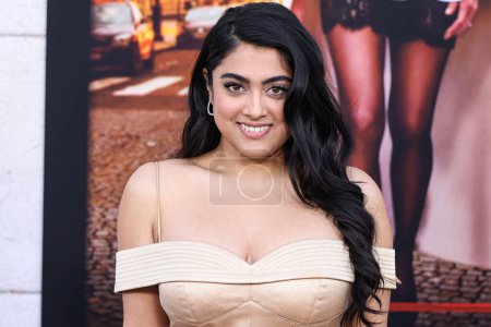 Photo for Actress Kuhoo Verma arrives at the Los Angeles Premiere Of Netflix's 'Murder Mystery 2' held at the Regency Village Theatre on March 28, 2023 in Westwood, Los Angeles, California, United States. - Royalty Free Image