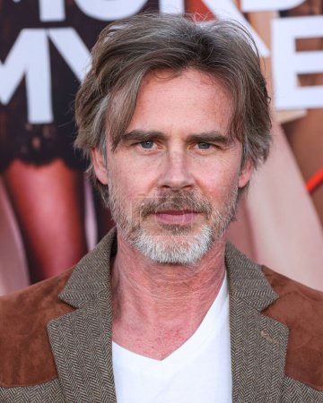 Photo for American actor Sam Trammell arrives at the Los Angeles Premiere Of Netflix's 'Murder Mystery 2' held at the Regency Village Theatre on March 28, 2023 in Westwood, Los Angeles, California, United States. - Royalty Free Image