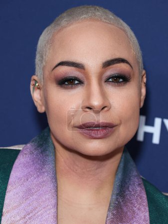 Photo for American actress, singer and songwriter Raven-Symon (Raven-Symone) arrives at the 34th Annual GLAAD Media Awards Los Angeles held at The Beverly Hilton Hotel on March 30, 2023 in Beverly Hills, Los Angeles, California, United States. - Royalty Free Image