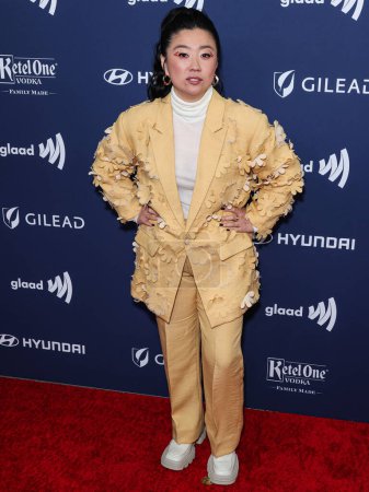 Photo for American comedian and actress Sherry Cola arrives at the 34th Annual GLAAD Media Awards Los Angeles held at The Beverly Hilton Hotel on March 30, 2023 in Beverly Hills, Los Angeles, California, United States. Agenc - Royalty Free Image