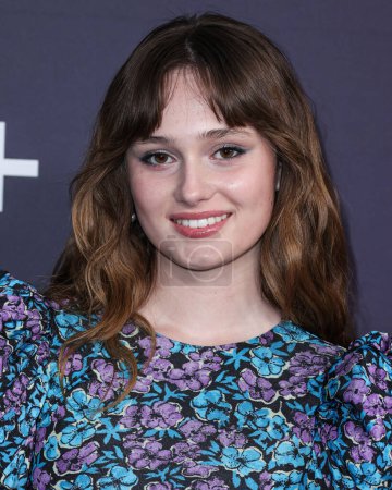 Photo for American actress Audrey Grace Marshall arrives at the Apple TV+ 'Schmigadoon!' Season 2 Emmy FYC (For Your Consideration) Event held at the Television Academy Saban Media Center on April 13, 2023 in North Hollywood, Los Angeles, California - Royalty Free Image