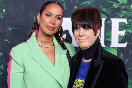 Photo for Leona Lewis and Diane Warren arrive at the Los Angeles Premiere Of Apple TV+ Original Series 'Jane' Season 1 held at the California Science Center at Exposition Park on April 14, 2023 in Los Angeles, California, United States. - Royalty Free Image