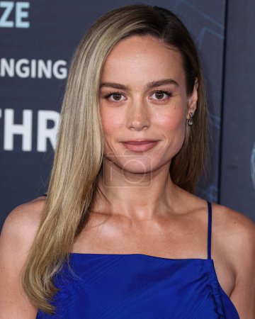 Photo for American actress Brie Larson arrives at the 9th Annual Breakthrough Prize Ceremony held at the Academy Museum of Motion Pictures on April 15, 2023 in Los Angeles, California, United States. - Royalty Free Image