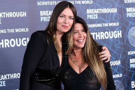 Photo for Maria Sharapova and Patty Jenkins arrive at the 9th Annual Breakthrough Prize Ceremony held at the Academy Museum of Motion Pictures on April 15, 2023 in Los Angeles, California, United States. - Royalty Free Image