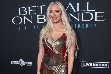 Photo for American singer and actress Erika Jayne (Erika Girardi) arrives at the Erika Jayne BET IT ALL ON BLONDE House of Blues Las Vegas Residency Announcement Event held at Bootsy Bellows Los Angeles on April 19, 2023 in West Hollywood - Royalty Free Image