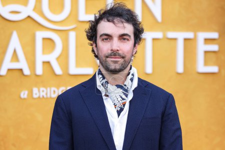 Photo for Nicholas Nardini arrives at the World Premiere Screening Event Of Netflix's 'Queen Charlotte: A Bridgerton Story' Season 1 held at the Regency Village Theatre on April 26, 2023 in Westwood, Los Angeles, California, United States. - Royalty Free Image