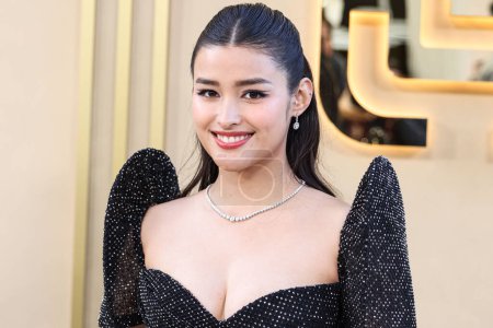 Photo for Filipino-American actress, model, singer and endorser Liza Soberano arrives at Gold House's 2nd Annual Gold Gala 2023 held at The Music Center on May 6, 2023 in Los Angeles, California, United States. - Royalty Free Image