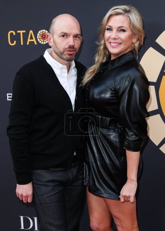 Photo for Paul Scheer and June Diane Raphael arrive at the Charlize Theron Africa Outreach Project (CTAOP) 2023 Block Party held at the Universal Studios Backlot on May 20, 2023 in Universal City, Los Angeles, California, United States. - Royalty Free Image