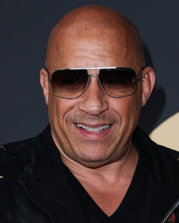 Photo for Vin Diesel arrives at the Charlize Theron Africa Outreach Project (CTAOP) 2023 Block Party held at the Universal Studios Backlot on May 20, 2023 in Universal City, Los Angeles, California, United States. - Royalty Free Image