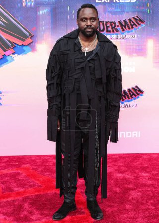 Photo for American actor Brian Tyree Henry arrives at the World Premiere Of Sony Pictures Animation's 'Spider-Man: Across The Spider Verse' held at the Regency Village Theater on May 30, 2023 in Westwood, Los Angeles, California, United States. - Royalty Free Image
