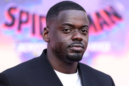 Photo for British actor Daniel Kaluuya arrives at the World Premiere Of Sony Pictures Animation's 'Spider-Man: Across The Spider Verse' held at the Regency Village Theater on May 30, 2023 in Westwood, Los Angeles, California, United States. - Royalty Free Image