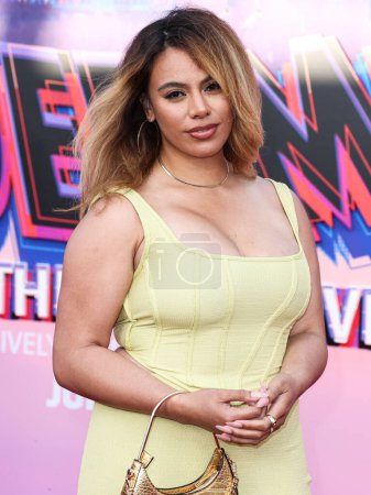 Photo for American singer Dinah Jane arrives at the World Premiere Of Sony Pictures Animation's 'Spider-Man: Across The Spider Verse' held at the Regency Village Theater on May 30, 2023 in Westwood, Los Angeles, California, United States. - Royalty Free Image