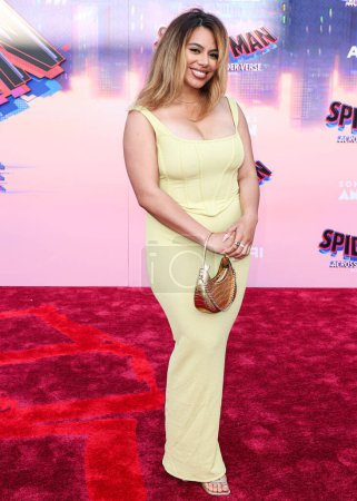 Photo for American singer Dinah Jane arrives at the World Premiere Of Sony Pictures Animation's 'Spider-Man: Across The Spider Verse' held at the Regency Village Theater on May 30, 2023 in Westwood, Los Angeles, California, United States. - Royalty Free Image