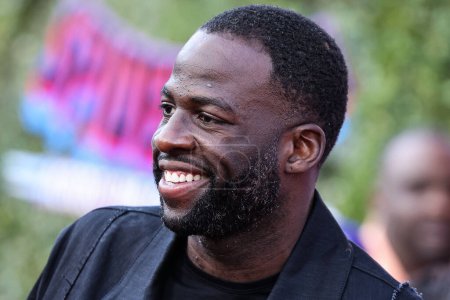 Photo for American basketball player Draymond Green arrives at the World Premiere Of Sony Pictures Animation's 'Spider-Man: Across The Spider Verse' held at the Regency Village Theater on May 30, 2023 in Westwood, Los Angeles, California, United States. - Royalty Free Image