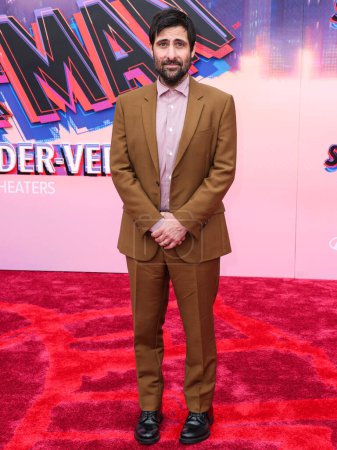 Photo for American actor and musician Jason Schwartzman arrives at the World Premiere Of Sony Pictures Animation's 'Spider-Man: Across The Spider Verse' held at the Regency Village Theater on May 30, 2023 in Westwood, Los Angeles, California, United States. - Royalty Free Image