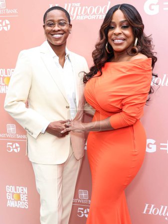 Photo for Jessica Betts and Niecy Nash Betts arrive at The Hollywood Reporter 2nd Annual 'Raising Our Voices' Event held at the Audrey Irmas Pavilion on May 31, 2023 in Los Angeles, California, United States. - Royalty Free Image
