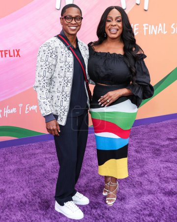 Photo for Jessica Betts and Niecy Nash Betts arrive at the Los Angeles Premiere Screening Event Of Netflix's 'Never Have I Ever' Season 4 - The Final Season held at the Regency Village Theatre on June 1, 2023 in Westwood, Los Angeles, California, United States - Royalty Free Image