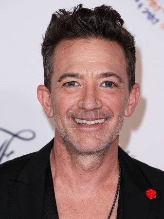 Photo for David Faustino arrives at the 30th Annual Race To Erase MS Gala held at the Fairmont Century Plaza on June 2, 2023 in Century City, Los Angeles, California, United States. - Royalty Free Image
