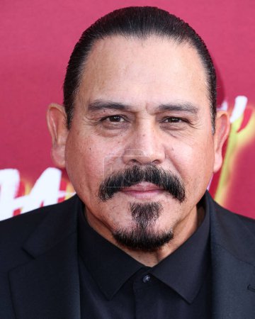 Photo for American film and television actor and stand-up comedian Emilio Rivera arrives at the Los Angeles Special Screening Of Searchlight Pictures' 'Flamin' Hot' held at the Hollywood American Legion Post 43 at Hollywood Legion Theater on June 9, 2023 - Royalty Free Image