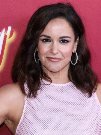 Photo for American actress Melissa Fumero arrives at the Los Angeles Special Screening Of Searchlight Pictures' 'Flamin' Hot' held at the Hollywood American Legion Post 43 at Hollywood Legion Theater on June 9, 2023 in Hollywood, Los Angeles, California - Royalty Free Image