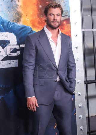 Photo for Australian actor Chris Hemsworth arrives at the New York Premiere Of Netflix's 'Extraction 2'  held at Jazz at Lincoln Center on June 12, 2023 in Manhattan, New York City, New York, United States. - Royalty Free Image
