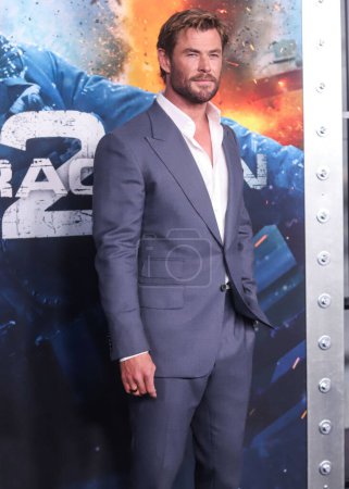 Photo for Australian actor Chris Hemsworth arrives at the New York Premiere Of Netflix's 'Extraction 2'  held at Jazz at Lincoln Center on June 12, 2023 in Manhattan, New York City, New York, United States. - Royalty Free Image