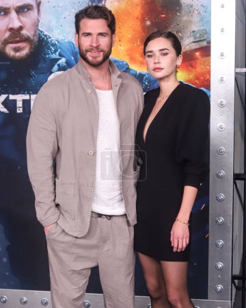 Photo for Liam Hemsworth and Gabrielle Brooks arrive at the New York Premiere Of Netflix's 'Extraction 2'  held at Jazz at Lincoln Center on June 12, 2023 in Manhattan, New York City, New York, United States. - Royalty Free Image