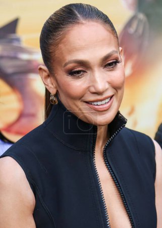 Photo for American actress, dancer and singer Jennifer Lopez (J.Lo) wearing Gucci arrives at the Los Angeles Premiere Of Warner Bros. 'The Flash' held at the TCL Chinese Theatre IMAX on June 12, 2023 in Hollywood, Los Angeles, California, United States. (Photo - Royalty Free Image