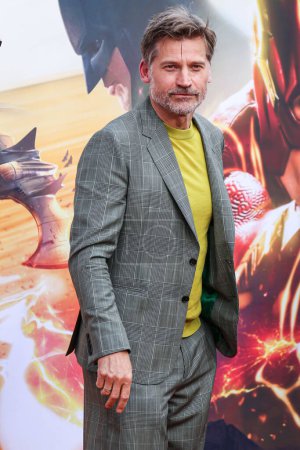 Téléchargez les photos : L'acteur et producteur danois Nikolaj Coster-Waldau arrive à la première de Warner Bros. 'The Flash' au TCL Chinese Theatre IMAX le 12 juin 2023 à Hollywood, Los Angeles, Californie, États-Unis. - en image libre de droit