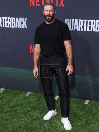 Photo for American former professional football player Julian Edelman arrives at the Los Angeles Premiere Of Netflix's 'Quarterback' Season 1 held at the Netflix Tudum Theater on July 11, 2023 in Hollywood, Los Angeles, California, United States. - Royalty Free Image