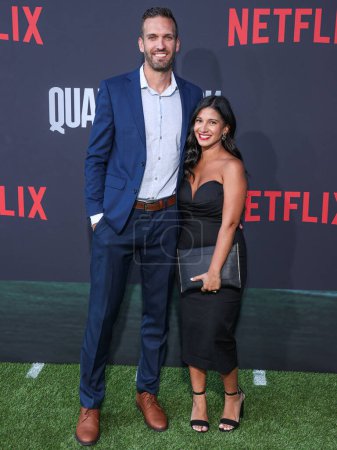 Foto de Tim Rumpff llega al estreno en Los Ángeles de la primera temporada de 'Quarterback' de Netflix celebrada en el Teatro Netflix Tudum el 11 de julio de 2023 en Hollywood, Los Ángeles, California, Estados Unidos. - Imagen libre de derechos