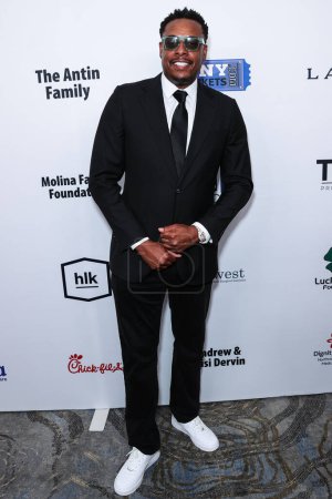 Téléchargez les photos : L'ancien joueur de basket-ball professionnel américain Paul Pierce arrive au 23e gala annuel de la Harold And Carole Pump Foundation au Beverly Hilton Hotel le 18 août 2023 à Beverly Hills, Los Angeles, Californie, États-Unis. - en image libre de droit