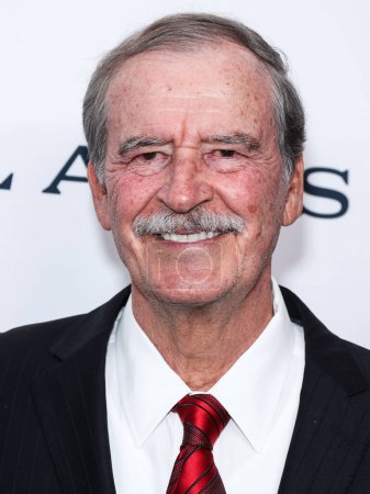 Photo for Mexican businessman and politician who served as the 62nd president of Mexico Vicente Fox Quesada arrives at the 23rd Annual Harold And Carole Pump Foundation Gala held at The Beverly Hilton Hotel on August 18, 2023 in Beverly Hills, Los Angeles - Royalty Free Image