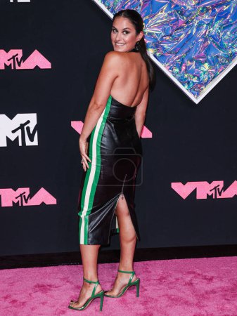 Photo for Donna Farizan arrives at the 2023 MTV Video Music Awards held at the Prudential Center on September 12, 2023 in Newark, New Jersey, United States. - Royalty Free Image