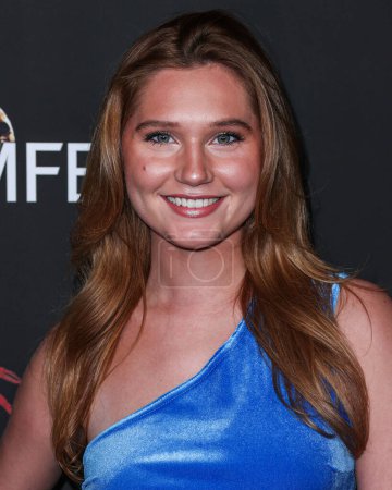 Photo for American actress Serena Laurel arrives at the 23rd Annual Screamfest Horror Film Festival - Opening Night - Los Angeles Premiere Of Sumerian Films 'Divinity' held at the TCL Chinese Theatre IMAX on October 10, 2023 in Hollywood, Los Angeles - Royalty Free Image